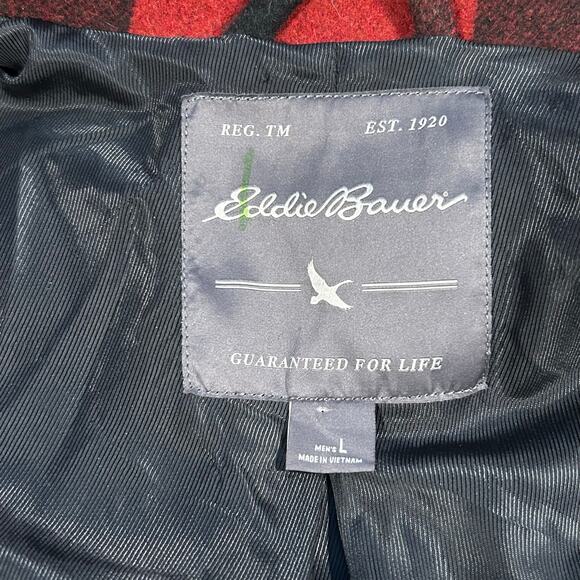 Eddie Bauer Mens Bulman Creek Forester Wool Blend Coat Jacket - Picture 8 of 8